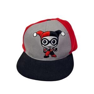 Harley Quinn Baseball Cap Six Flags  DC Comics Excellent Condition
